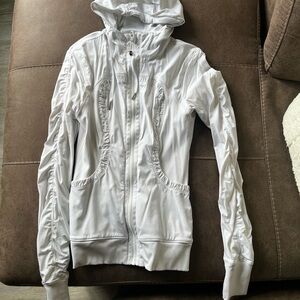 Lululemon Athletica White zip up